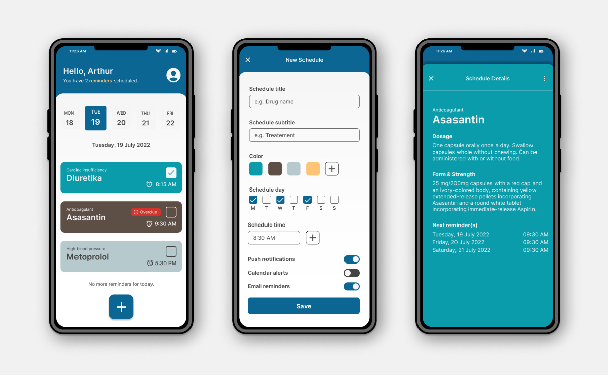 Screenshot of Website